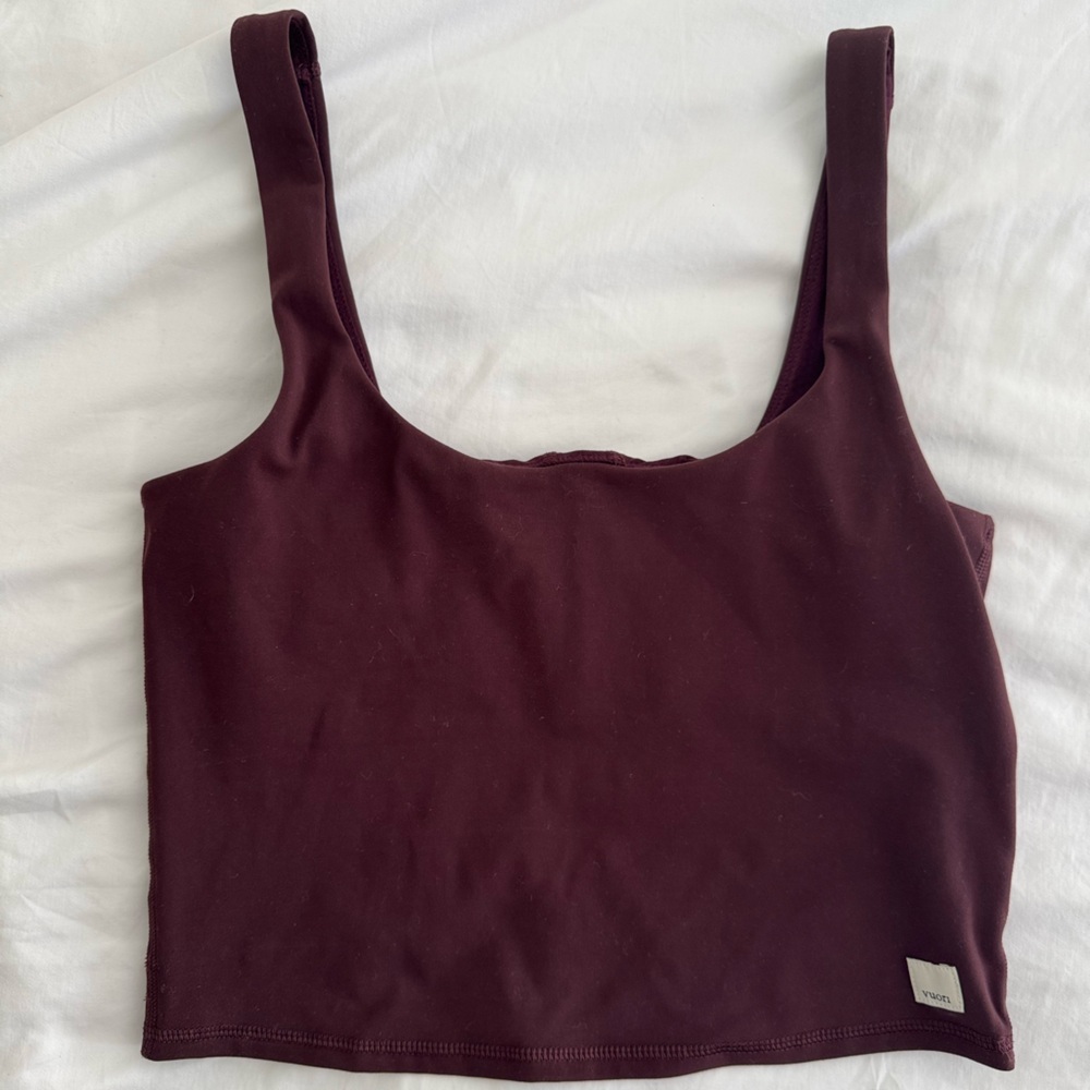 Vuori Dark Burgundy Tank Top